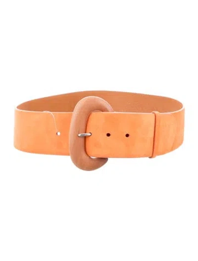Pre-owned Ralph Lauren Leather Belt In Orange