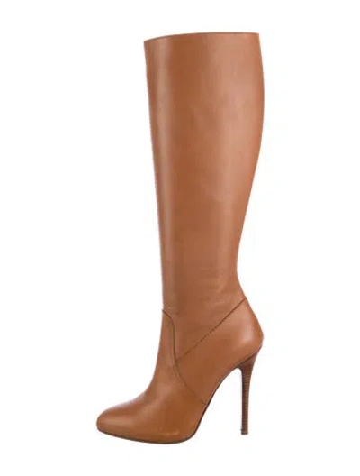 Pre-owned Ralph Lauren Leather Boots In Brown