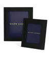 Polo Ralph Lauren Brennan Leather Frame In Black