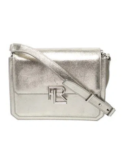 Pre-owned Ralph Lauren Leather Collection Rl 888 Small W/ Tags In Gold/metallic