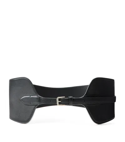 RALPH LAUREN LEATHER CORSET BELT
