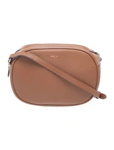Pre-owned Ralph Lauren Leather Crossbody Bag In Brown