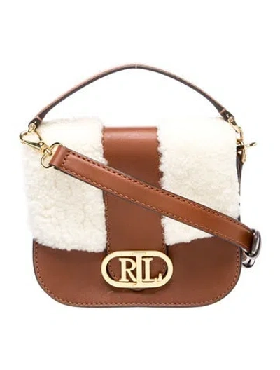 Pre-owned Ralph Lauren Leather Crossbody Bag In Brown