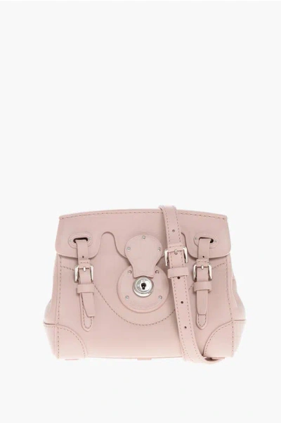 Ralph Lauren Leather Crossbody Bag With Lock