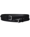 Ralph Lauren Leather Double-buckle Stacked Belt