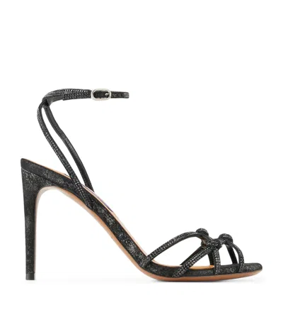 RALPH LAUREN LEATHER EMBELLISHED KIERA SANDALS 95
