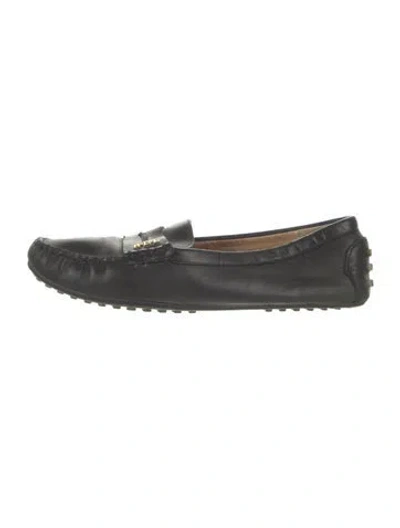 Pre-owned Ralph Lauren Leather Loafers In Brown