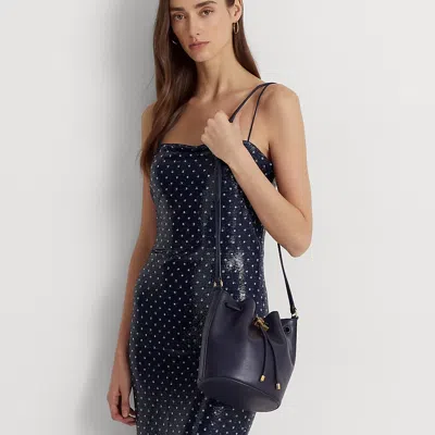 Ralph Lauren Andie 25 Drawstring Large Bag In Lauren Navy