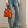 Ralph Lauren Leather Medium Blaike Bucket Bag