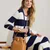 Ralph Lauren Leather Medium Blaike Bucket Bag