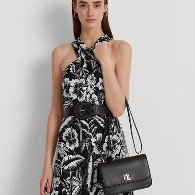 Ralph Lauren Leather Medium Sophee Bag In Black