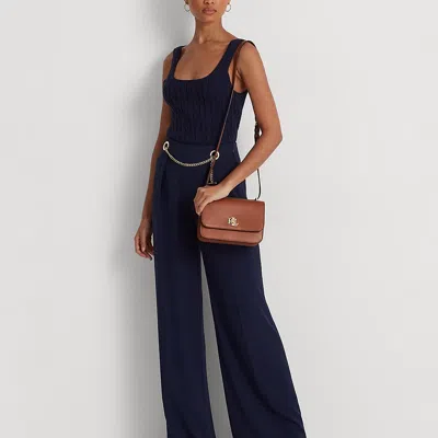 Ralph Lauren Leather Medium Sophee Bag In Lauren Tan