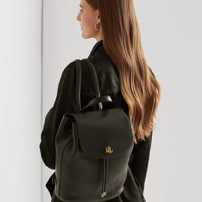 Ralph Lauren Mary Medium Backpack In Black