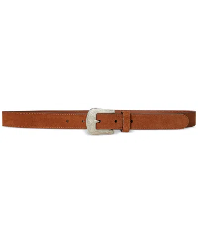 Ralph Lauren Leather Pant Belt In Brown