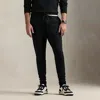 Polo Ralph Lauren Leather-pony Double-knit Jogger Pant In Polo Black