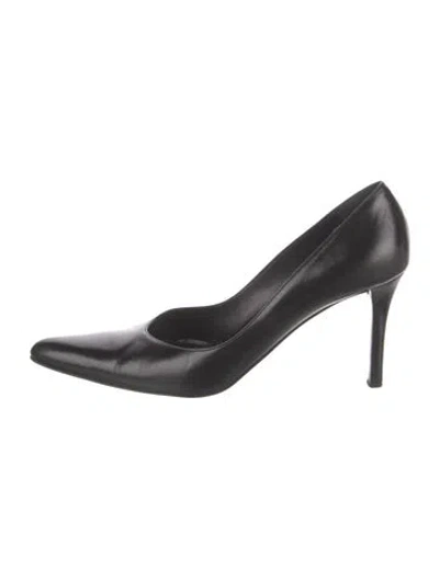 Pre-owned Ralph Lauren Leather Pumps In Black