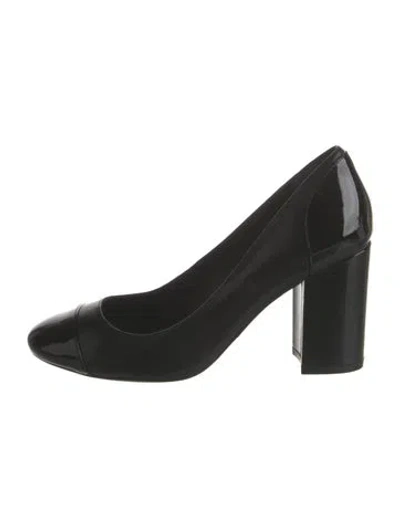 Pre-owned Ralph Lauren Leather Pumps In Black