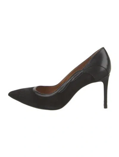Pre-owned Ralph Lauren Leather Pumps In Black
