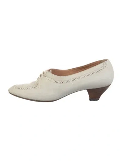Pre-owned Ralph Lauren Leather Pumps In Brown