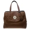 RALPH LAUREN LEATHER RICKY TOTE