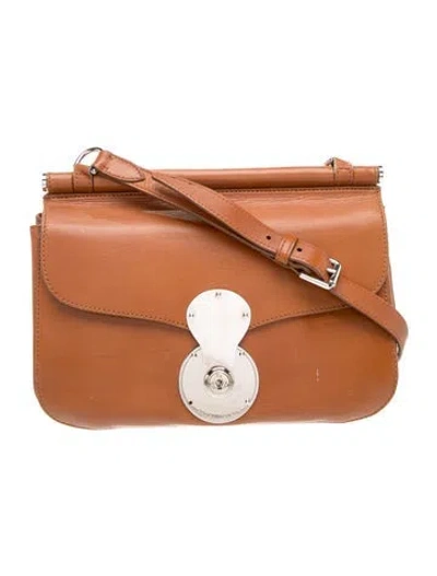 Pre-owned Ralph Lauren Leather Ricky Vintage In Brown