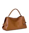 Ralph Lauren Leather Rl 888 Top Handle Bag In Gold