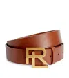 Ralph Lauren Leather Rl Belt In Brown