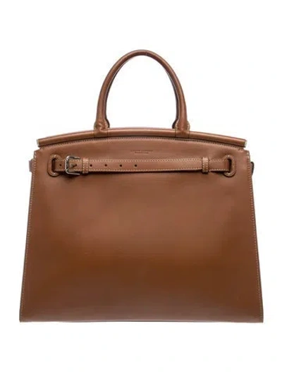 Pre-owned Ralph Lauren Leather Rl Large In Brown