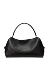 Ralph Lauren Leather Shoulder Bag In Black