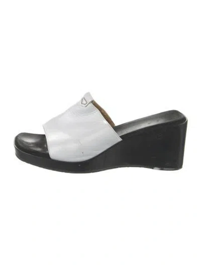 Pre-owned Ralph Lauren Leather Slides In Multi