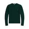 Ralph Lauren Leather Sweaters In Green