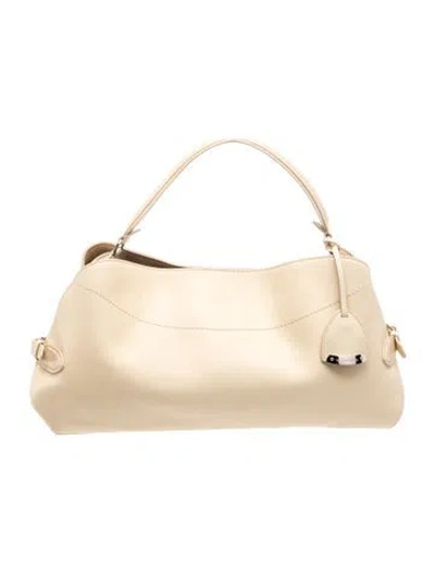 Pre-owned Ralph Lauren Leather The Ralph In Neutrals