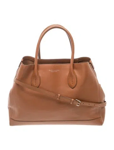 Pre-owned Ralph Lauren Leather Tote In Brown