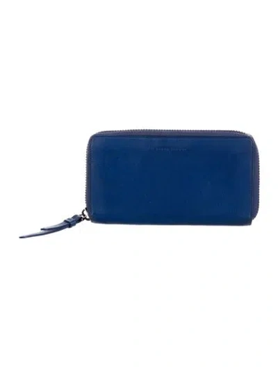 Pre-owned Ralph Lauren Leather Wallet In Blue
