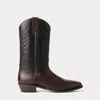 Ralph Lauren Purple Label Western Boot In Brown