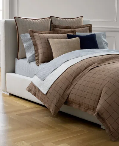Ralph Lauren Ledger Plaid 3-pc. Comforter Set, King In Cinnamon