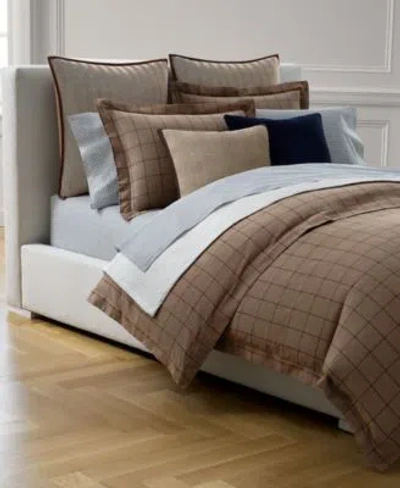 Ralph Lauren Ledger Plaid Comforter Sets In Cinnamon