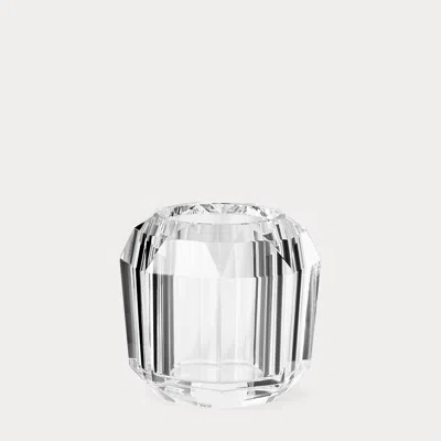 Polo Ralph Lauren Leigh Faceted Crystal Votive In Transparent
