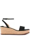 Ralph Lauren Leona Sandals In Black
