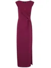 Polo Ralph Lauren Leonida Sleeveless Gown In Fuchsia Berry