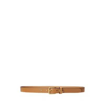 Ralph Lauren Lgo Kpper 25 Belt Skinny In Brown