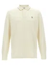 Ralph Lauren Light Beige Fleece Cotton Polo Shirt