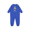 Ralph Lauren Light Blue Babygrow For Baby Boy With Polo Bear
