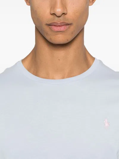 Ralph Lauren Light Blue T-shirt With Logo