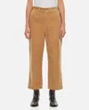 Polo Ralph Lauren Wide-leg Cropped Sailor Pants In Light Brown