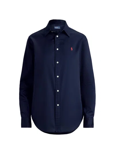 Ralph Lauren Lightweight Cotton Shirt In Blue