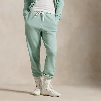 Ralph Lauren Lightweight Fleece Athletic Pant In Essex Green