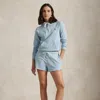 Ralph Lauren Lightweight Fleece Drawstring Short In Alpine Blue