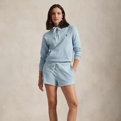 Ralph Lauren Lightweight Fleece Drawstring Short In Alpine Blue