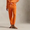 Ralph Lauren Lightweight Fleece Drawstring Sweatpant In Orange